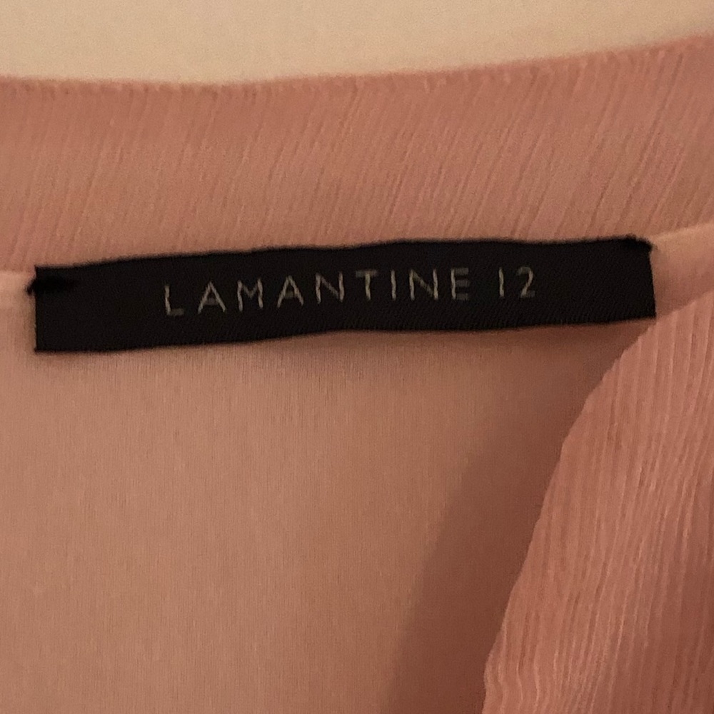 pink midi dress by Lamatina (french brand) size 12